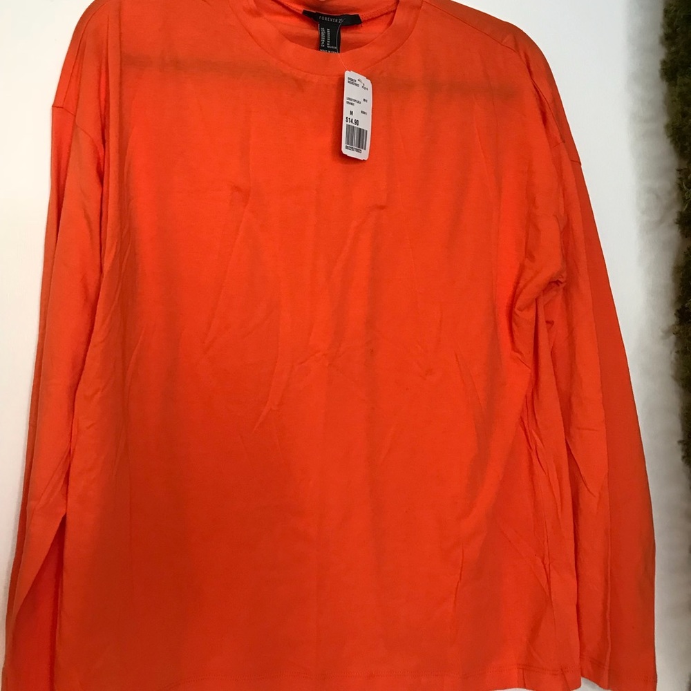 Forever21 Orange Shirt